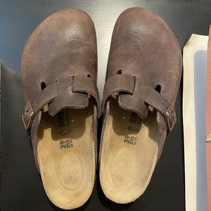 Birkenstock Boston Clogs.